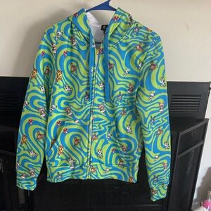 tokidoki Blue and Green sweatshirt with cute pattern/design